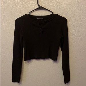 cropped brandy Melville sweater